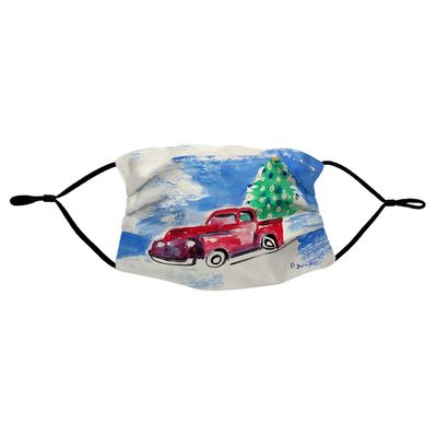 Betsydrake MA206 Truck & Tree Face Mask Multicoloured