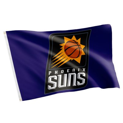 Desert Cactus Phoenix Suns Flag NBA 100% Polyester Indoor Outdoor 3x5 feet National Basketball Association Team Flags (Flag #2)