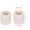 Allsor Ferrule for Pool Cue, 40pcs Ferrules Tubes Replacement Parts Pool Cue Ferrule for Replacement Parts(13MM, 0.5 inch) view 2