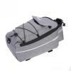 Bicycle Accessories Outdoor Bike Bags Bicycle Cycling Rear Seat Tail Storage Bag Rack Trunk Pouch Package Bike Bike Parts (Color : Light Grey) view 1