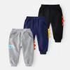 EISHOW Toddler Boys Girls Cotton Sweatpant Jogger Pants Cartoon Dinosaur Active Sports Leggings for Kids 2-7 Years Old view 2