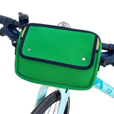allydrew Waterproof Bike Bag, Handlebar Cycling Storage Pouch for Tools and Accessories, Green