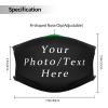 Twodances Custom Face Masks,Personalized Design Breathable Mouth Mask Balaclava Bandanna with Filter Slot Reusable Face Cover for Unisex Men Women M view 4