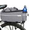 Bicycle Accessories Outdoor Bike Bags Bicycle Cycling Rear Seat Tail Storage Bag Rack Trunk Pouch Package Bike Bike Parts (Color : Black) view 2