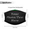 Custom Face Masks,Personalized Design Breathable Mouth Mask Balaclava Bandanna with Filter Slot Reusable Face Cover for Child Kids Teenagers S view 3