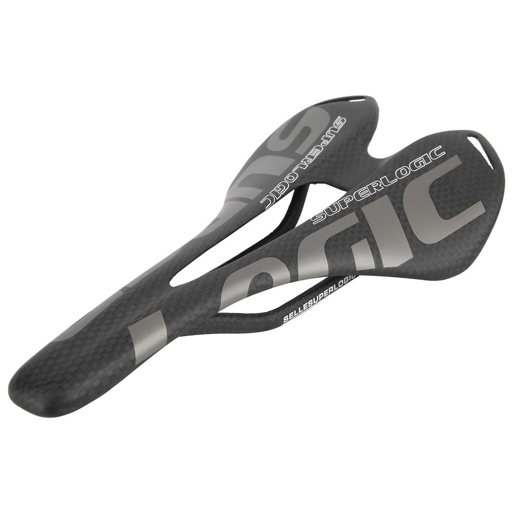 Dilwe Carbon Saddle Matt,Bicycle Saddle Full Carbon Fiber Saddle Cushion Cycling Accessories for and Road Bikes