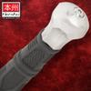 Honshu Crusader Quillon Dagger with Sheath - Razor-Sharp 1060 Carbon Steel Blade, Injection-Molded TPR Handle, Cast Steel Handguard and Pommel - Back-Up Defense for Modern Warriors - Length 18 5/8 view 4