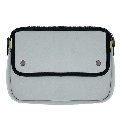 allydrew Waterproof Bike Bag, Handlebar Cycling Storage Pouch for Tools and Accessories, Gray/Yellow