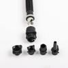 HEYTUR Inflatable Boat SUP Pump Adaptor Standard Schrader Conventional Air Pump Air Valve Adapter Spoke Plate Attachment (Black+Multi) view 2