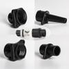 HEYTUR Inflatable Boat SUP Pump Adaptor Standard Schrader Conventional Air Pump Air Valve Adapter Spoke Plate Attachment (Black+Multi) view 3
