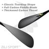 Z&J SPORT Outrigger Canoe Steering Paddle OC Paddle for Steering Outrigger Canoe Lightweight Full Carbon OC Paddle Straight Shaft & Palm Grip (51") view 2