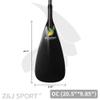 Z&J SPORT Outrigger Canoe Steering Paddle OC Paddle for Steering Outrigger Canoe Lightweight Full Carbon OC Paddle Straight Shaft & Palm Grip (51") view 3