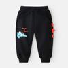 EISHOW Toddler Boys Girls Cotton Sweatpant Jogger Pants Cartoon Dinosaur Active Sports Leggings for Kids 2-7 Years Old view 3