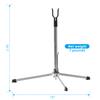 Perogen Recurve Bow Stand Stainless Steel Archery Bow Holder for Longbow Takedown Bow view 2