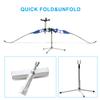 Perogen Recurve Bow Stand Stainless Steel Archery Bow Holder for Longbow Takedown Bow view 3