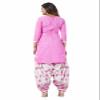 Miraan Women's Cotton Printed Readymade Salwar Suit XXXX-Large Pink view 2