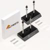 Alpinista Skateboard Wall Mount Horizontal Deck Display Luxury Skate Rack, Black, 2 Pack view 1
