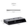 Alpinista Skateboard Wall Mount Horizontal Deck Display Luxury Skate Rack, Black, 2 Pack view 2