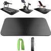 Exercise Equipment Mats For Floor,Treadmill Mat,Foldable Treadmill Mat,Walking Pad Mat For Carpet,Exercise Bike Mat,Under Elliptical Mat, Rowing Machine Mat,Mat For Tread Mill view 1