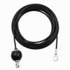 J Bryant Fitness Gym Replacement Cable Fitness Pulley Cable Thick 0.2inch/5mm Heavy Duty Steel Wire Rope for Home Gym Cable Pulley Attachments Machine Accessories (Type-B, 55") view 1