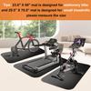 Exercise Equipment Mats For Floor,Treadmill Mat,Foldable Treadmill Mat,Walking Pad Mat For Carpet,Exercise Bike Mat,Under Elliptical Mat,Rowing Machine Mat,Mat For Tread Mill,GYM Equipment Mat view 3