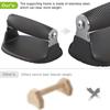 BeneLabel Push Up Bars, Pushup Stands, Anti-Slip Soft Plastic Push Up Handles, Bottom Anti-Slip Pad, Stainless Steel Support Frame, Strength Training Equipment, Perfect for Floor Workout Exercise view 4