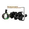 Perogen Archery Compound Bow Sight Single Pin One Pin Lightweight Durable Machined Aluminum .019" Fiber Optic  view 4
