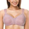 ZeroBound Women's Minimizer Bra Comfort Cushion Strap Wirefree Full Coverage Large Bust Non-Padded Bras view 1