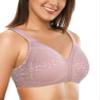 ZeroBound Women's Minimizer Bra Comfort Cushion Strap Wirefree Full Coverage Large Bust Non-Padded Bras view 2