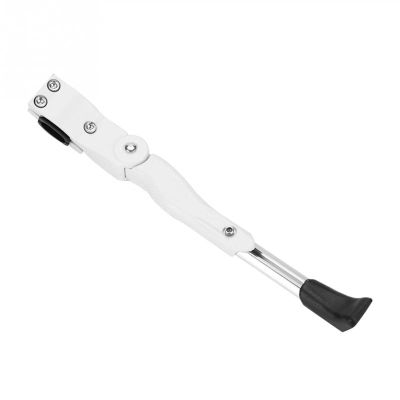 Bicycle Accessories 16" 20" 24" 26" Bike Parts Bicycle Kick Stand White Aluminum Alloy Bike Cycling Kick Stand Fits Bike Parts (Color : White)
