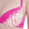 UCA Lingerie Women's Printed Floral Lace Racerback Bra Underwire Molded Bra(38C,Bright Fuchsia) view 4