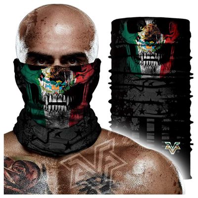 Skull Mexico Flag Magic Headband Face Sun Scarf Neck Gaiter Balaclava Bandana Outdoor Sport Headwear (STYLE-04)