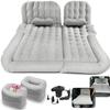Byomostor 3 in 1 Car Air Mattress, SUV Mattress for Back Seat Cargo Area Car Mattress with Electric Air Pump-2 Support Fillers & 2 Pillows Fits SUV|MPV|Sedan|Minivan for Road Trip Camping Grey view 1
