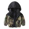 Loodgao Kids Boys Camouflage Hoodie Windbreaker Full Zip Windproof Jacket Coat Baby Lightweight Outwear Camouflage 5-6 Years view 1