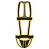 ACSUSS Men's Elastic Body Chest Harness Bodysuit Leotard Underwear Wrestling Singlet Jumpsuit Yellow Large view 4