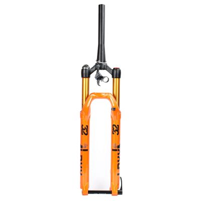 LvTu Air Tapered Front Fork 27.5 29 Inch 140mm Travel 15mm100mm Thru Axle, Rebound Adjust Manual/Remote Lockout Mountain Bike Suspension Fork (Color : Tapered Remote Lock, Size : 27.5 inch)