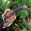 Custom Handmade Carbon Steel Viking Axe view 3