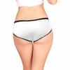 MyPupSocks Custom Underwear, Personalized Funny Panties, Heart Property of Name White Women's Briefs Panties Printed with Name XXXL view 4