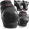 SKATEWIZ Kids Knee Pads and Elbow Pads Set - Wrist Guards for Skateboarding - Smash - Size S Black - Skating Protective Gear, Roller Skates, Skateboard - Ice Skating Kids view 1