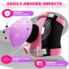 SKATEWIZ Kids Knee Pads and Elbow Pads Set - Wrist Guards for Skateboarding - Smash - Size S Pink Purple - Skating Protective Gear, Roller Skates, Skateboard - Ice Skating Kids view 3