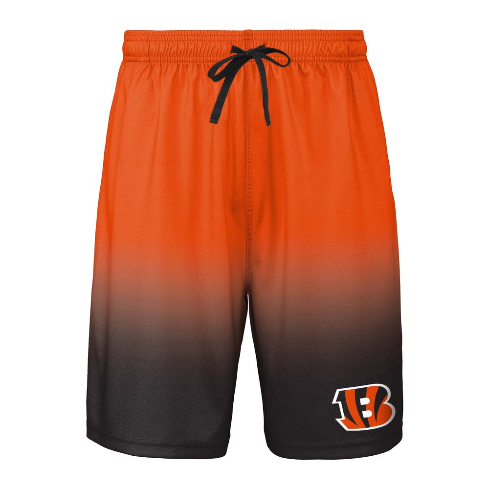 FOCO Men's NFL Game Ready Gradient Training Short, Cincinnati Bengals, Medium