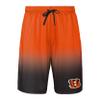 FOCO Men's NFL Game Ready Gradient Training Short, Cincinnati Bengals, Small view 1