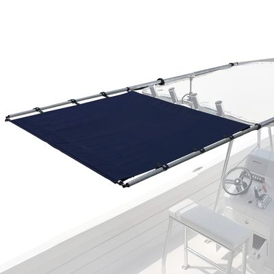 SureShade PTX Power Shade - 63" Wide (Navy) - Easy Installation on T-Top or Hardtop Boats - 600D Marine Canvas, Stainless Steel Frame - 12V DC Motors - Anti-Racking and Auto Shut-Off - PTXSS63NV