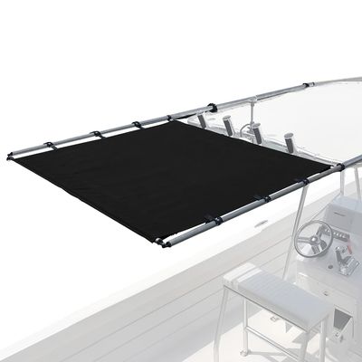 SureShade PTX Power Shade - 57" Wide (Black) - Easy Installation on T-Top or Hardtop Boats - 600D Marine Canvas, Stainless Steel Frame - 12V DC Motors - Anti-Racking and Auto Shut-Off - PTXSS57BK
