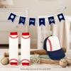Baseball Cap Infant Hat Half Way to First Stitch Design & Accessories Navy Blue, White view 2