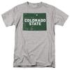 Colorado State University Official State Shape Unisex Adult T-Shirt, State Shape, 4X-Large view 1