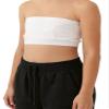 Kurve Girls Bandeau Tube Bra - Strapless Bandeau Bra,UV Protective Fabric UPF50+, White, Age (4-8) view 1