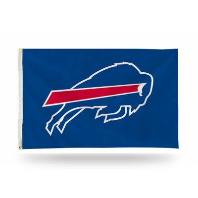 NFL Rico Industries Buffalo Bills Blue 3' x 5' Banner Flag 3' x 5' Banner Flag Single Sided - Indoor or Outdoor - Home Dcor