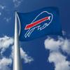 NFL Rico Industries Buffalo Bills Blue 3' x 5' Banner Flag 3' x 5' Banner Flag Single Sided - Indoor or Outdoor - Home Dcor view 3