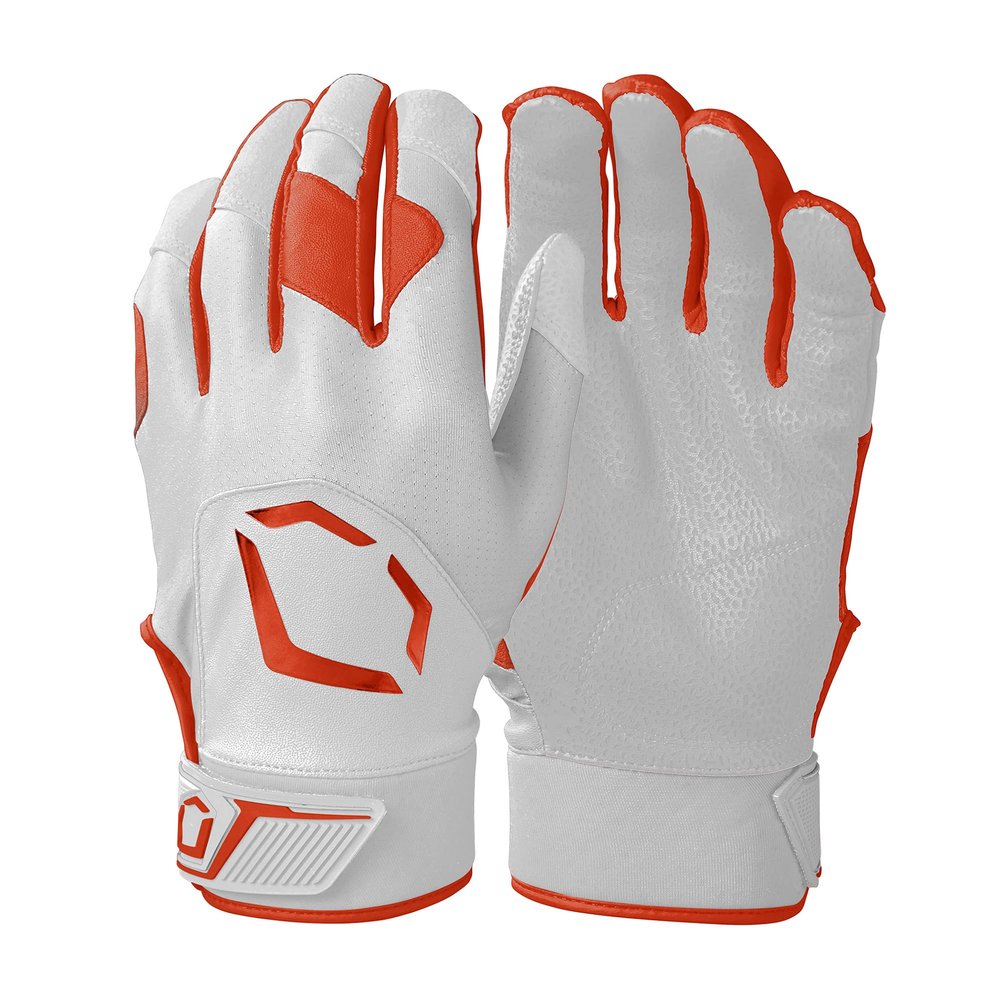 EvoShield Standout Batting Glove-WH/OR XX-Large